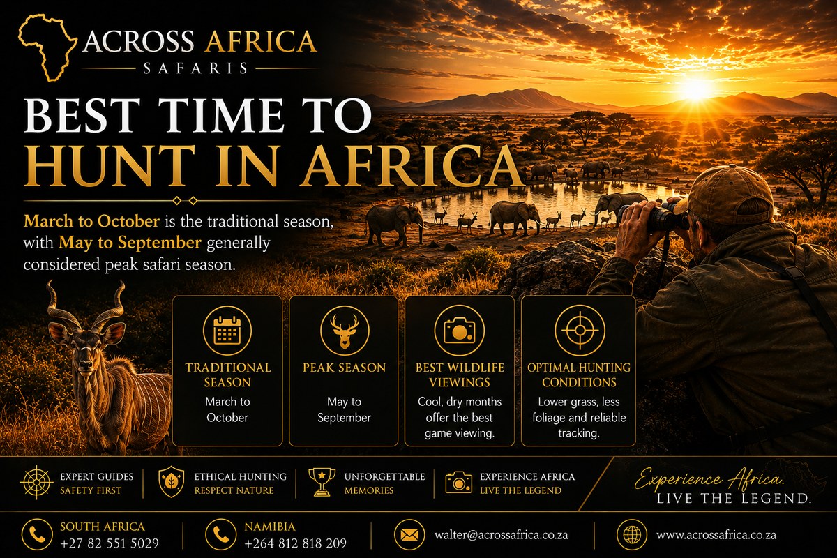 When is the best time to hunt in Africa?
