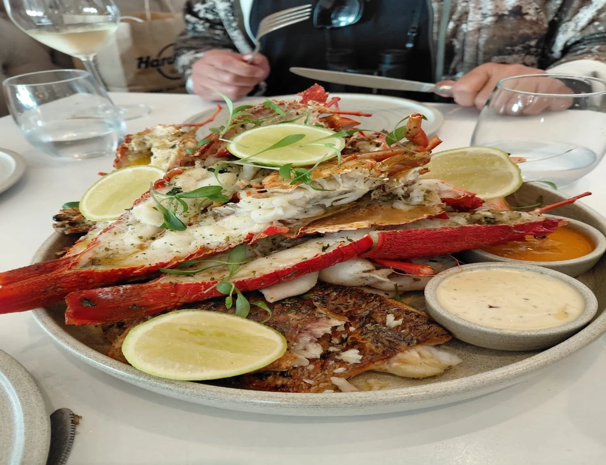 Lunch on the wine tour in Cape town