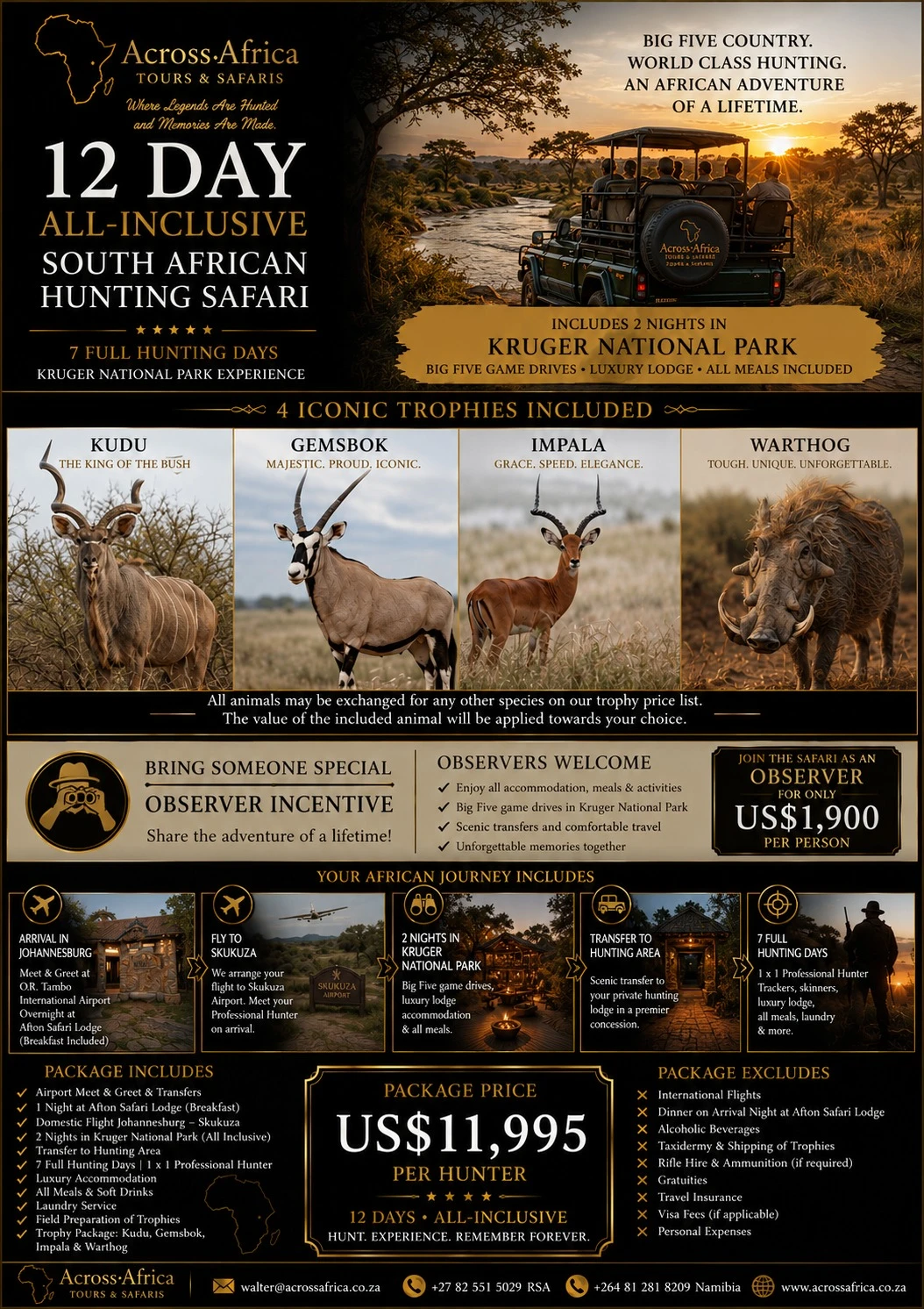 THE KRUGER LEGENDS SAFARI.